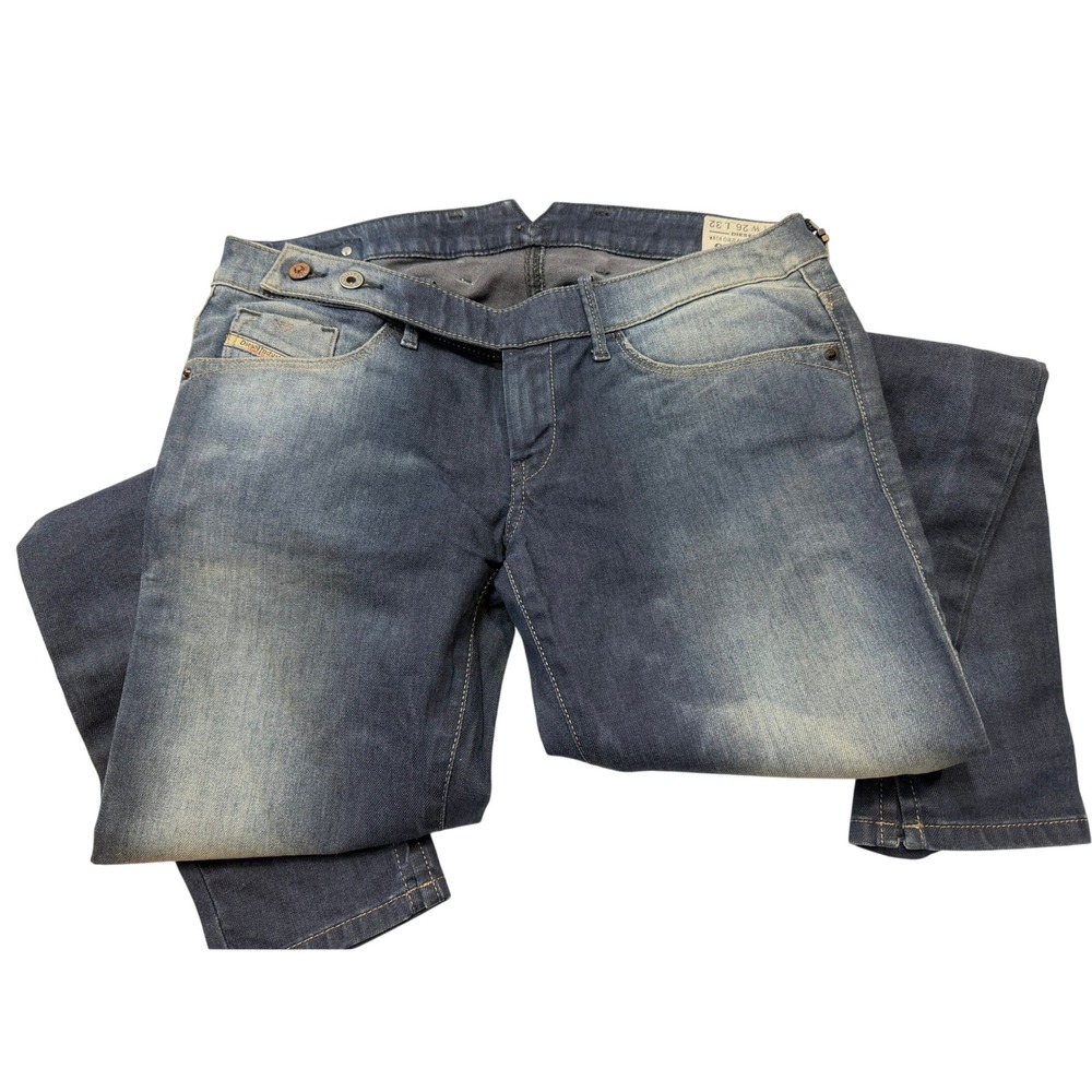 Diesel Cherick Slim Tapered Stretch Jeans Blue Wash 0884I W26 L32